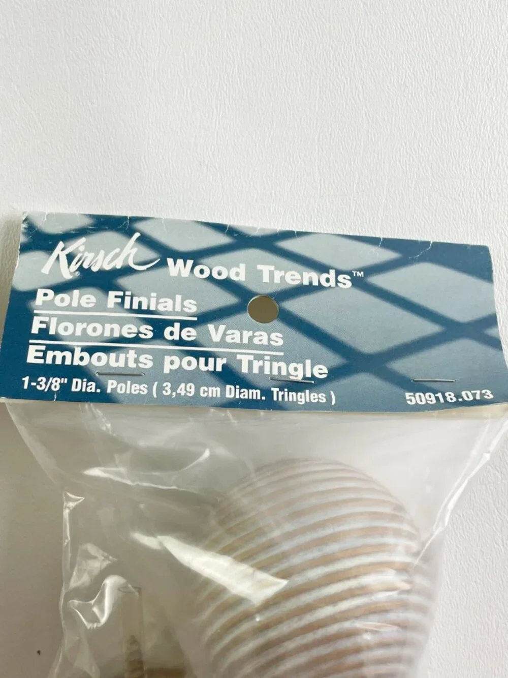 Kirsch Wood Trends Ball Finials for 1 3/8